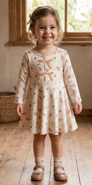 KIRAZ-BASKILI-FIYONKLU-ELBISE-Krem_3