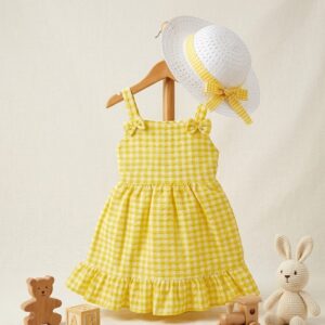 Sarı-Pötikare-Şapkalı-Elbise_1